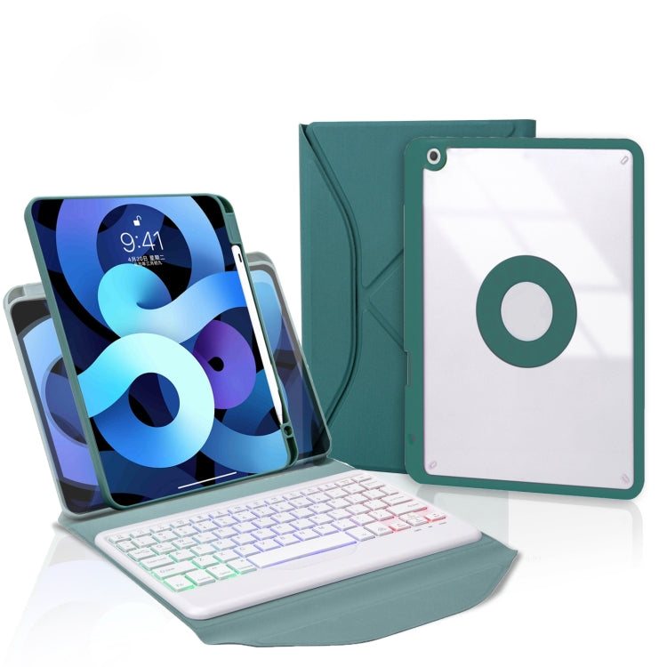 Z11BS Stiftschacht Hintergrundbeleuchtung Bluetooth-Tastatur Leder-Tablet-Hülle, Für iPad Pro 11 2021/2020/2018, Für iPad Air 11 2025 / 2024 / Air 5 / Air 4, Für iPad 10,2 2021/2020/2019