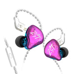 KZ-ZST X Ring-Eisen-Hybrid-Treiber In-Ear Geräuschunterdrückender Ohrhörer, Mit Mikrofon, Ohne Mikrofon