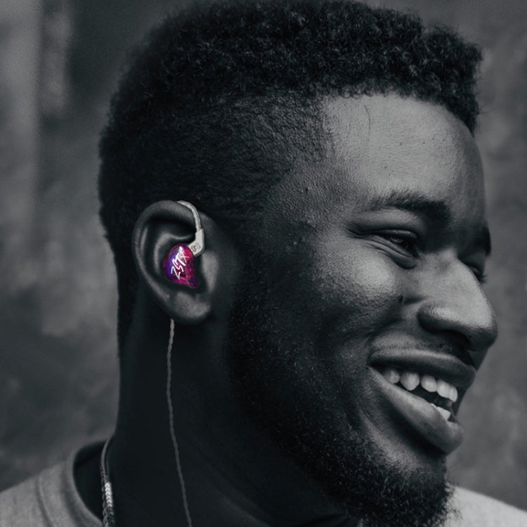 KZ-ZST X Ring-Eisen-Hybrid-Treiber In-Ear Geräuschunterdrückender Ohrhörer, Mit Mikrofon, Ohne Mikrofon