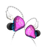 KZ-ZST X Ring-Eisen-Hybrid-Treiber In-Ear Geräuschunterdrückender Ohrhörer, Mit Mikrofon, Ohne Mikrofon
