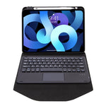Z11B-A Stiftefach Touchpad Bluetooth Tastatur Leder Tablet-Hülle, Für iPad Pro 11 2021/2020/2018, Für iPad Air 11 2025 / 2024 / Air 5 / Air 4, Für iPad 10.2 2021/2020/2019