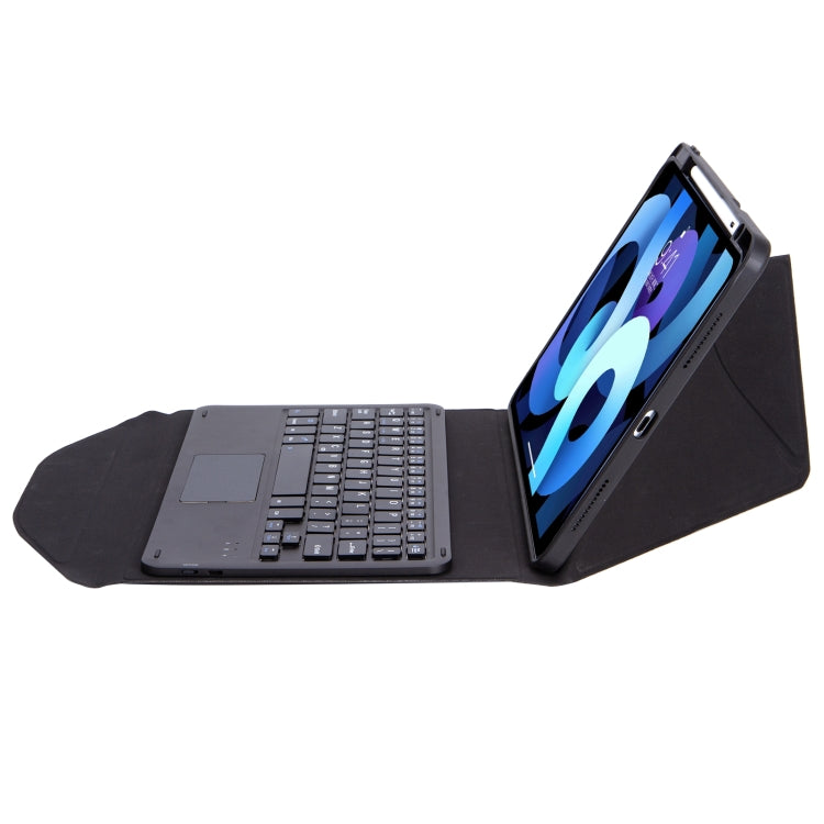 Z11B-A Stiftefach Touchpad Bluetooth Tastatur Leder Tablet-Hülle, Für iPad Pro 11 2021/2020/2018, Für iPad Air 11 2025 / 2024 / Air 5 / Air 4, Für iPad 10.2 2021/2020/2019