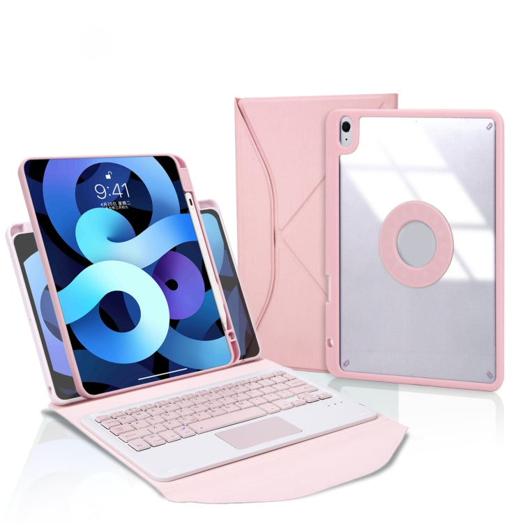 Z11B-A Stiftefach Touchpad Bluetooth Tastatur Leder Tablet-Hülle, Für iPad Pro 11 2021/2020/2018, Für iPad Air 11 2025 / 2024 / Air 5 / Air 4, Für iPad 10.2 2021/2020/2019