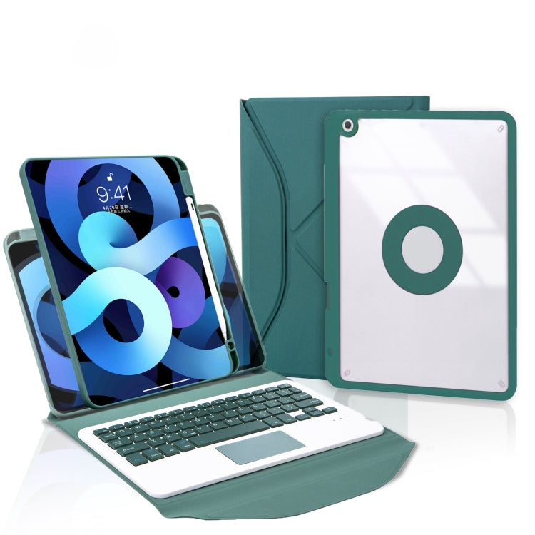 Z11B-A Stiftefach Touchpad Bluetooth Tastatur Leder Tablet-Hülle, Für iPad Pro 11 2021/2020/2018, Für iPad Air 11 2025 / 2024 / Air 5 / Air 4, Für iPad 10.2 2021/2020/2019