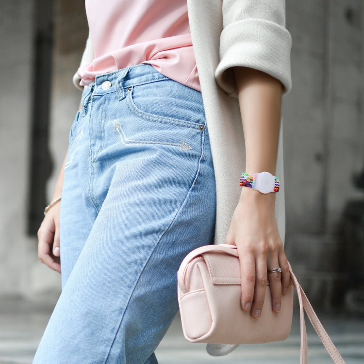 Tracking Locator Nylongeflecht Armband Anti-Verlust TPU-Hülle für AirTag 2. Gen / AirTag 1. Gen