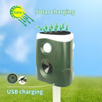 SJZ026 360-Grad-Ultraschall-Solar-Tiervertreiber für den Außenbereich, SJZ026