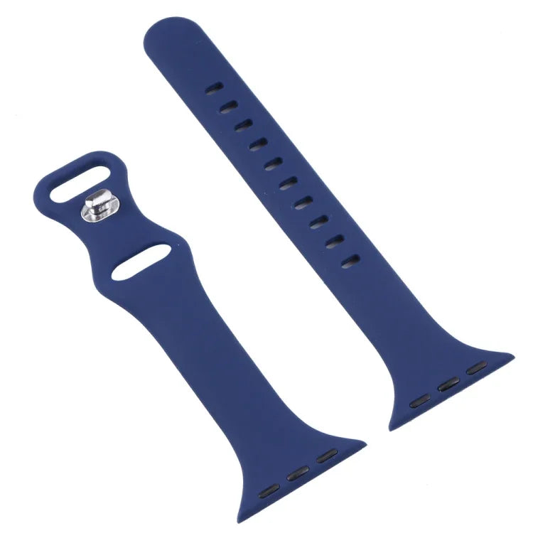 Schmale Armbanduhr mit Schmetterlingsschließe für Apple Watch Series 7 (45 mm), 6, SE, 5, 4 (44 mm), 3, 2, 1 (42 mm) und 7 (41 mm), 6, SE, 5, 4 (40 mm) sowie 3, 2, 1 (38 mm).