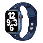 Double Nail Small Waist Watch Band For Apple Watch Series, 7 45mm / 6&SE&5&4 44mm / 3&2&1 42mm, 7 41mm / 6&SE&5&4 40mm / 3&2&1 38mm