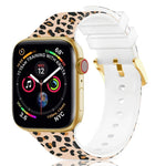 Square Buckle Color Printing Watch Band For Apple Watch Series, 7 45mm / 6&SE&5&4 44mm / 3&2&1 42mm, 7 41mm / 6&SE&5&4 40mm / 3&2&1 38mm