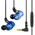 QKZ SK7 3,5mm Sport In-Ear Kupfer-Treiber Kabelgebundener HIFI Stereo Ohrhörer mit Mikrofon