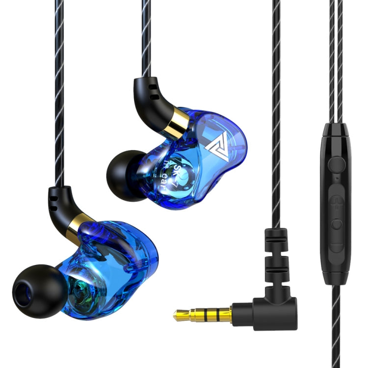 QKZ SK7 3,5mm Sport In-Ear Kupfer-Treiber Kabelgebundener HIFI Stereo Ohrhörer mit Mikrofon