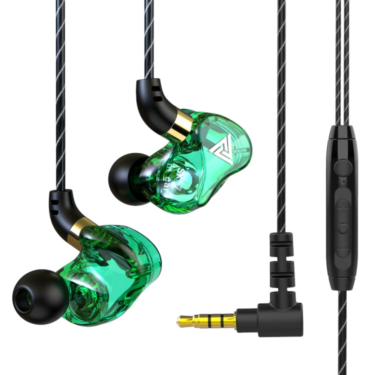 QKZ SK7 3,5mm Sport In-Ear Kupfer-Treiber Kabelgebundener HIFI Stereo Ohrhörer mit Mikrofon