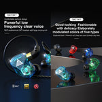QKZ SK7 3,5mm Sport In-Ear Kupfer-Treiber Kabelgebundener HIFI Stereo Ohrhörer mit Mikrofon