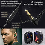 QKZ SK7 3,5mm Sport In-Ear Kupfer-Treiber Kabelgebundener HIFI Stereo Ohrhörer mit Mikrofon
