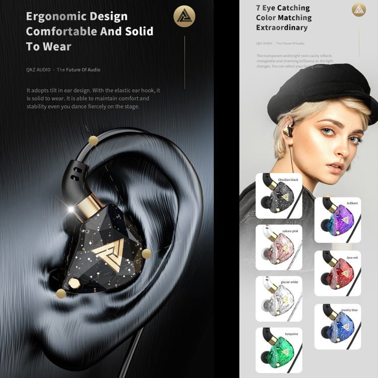 QKZ SK8 3,5mm Sport In-Ear Dynamischer HIFI Monitor Ohrhörer mit Mikrofon
