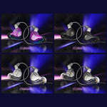 QKZ ZXT Sport In-Ear Kabelgebundener Steuerungsstecker HIFI Stereo Bühnenmonitor Ohrhörer, Standardversion, mit Mikrofon