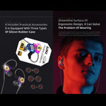 QKZ AK3 FiLe In-Ear Subwoofer Kabelgesteuerter Ohrhörer mit Mikrofon