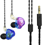 QKZ AK6 MAX In-Ear Dynamischer Subwoofer Kabelgesteuerter Ohrhörer, Standardversion, mit Mikrofonversion