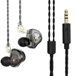 QKZ AK6 MAX In-Ear Dynamischer Subwoofer Kabelgesteuerter Ohrhörer, Standardversion, mit Mikrofonversion