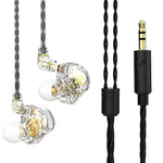 QKZ AK6 MAX In-Ear Dynamischer Subwoofer Kabelgesteuerter Ohrhörer, Standardversion, mit Mikrofonversion