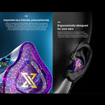 QKZ AK6 MAX In-Ear Dynamischer Subwoofer Kabelgesteuerter Ohrhörer, Standardversion, mit Mikrofonversion