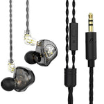 QKZ AK6 MAX In-Ear Dynamischer Subwoofer Kabelgesteuerter Ohrhörer, Standardversion, mit Mikrofonversion