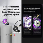 QKZ VK4 In-Ear Subwoofer HiFi Kabelgesteuerter Ohrhörer mit Mikrofon