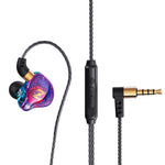 QKZ ZEN In-Ear Subwoofer Kabelgesteuerte Musik Lauf-Sport Kopfhörer mit Mikrofon