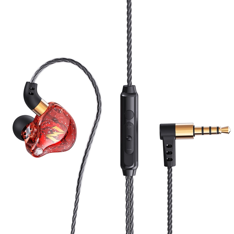 QKZ ZEN In-Ear Subwoofer Kabelgesteuerte Musik Lauf-Sport Kopfhörer mit Mikrofon