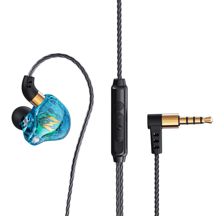 QKZ ZEN In-Ear Subwoofer Kabelgesteuerte Musik Lauf-Sport Kopfhörer mit Mikrofon