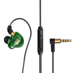 QKZ ZEN In-Ear Subwoofer Kabelgesteuerte Musik Lauf-Sport Kopfhörer mit Mikrofon