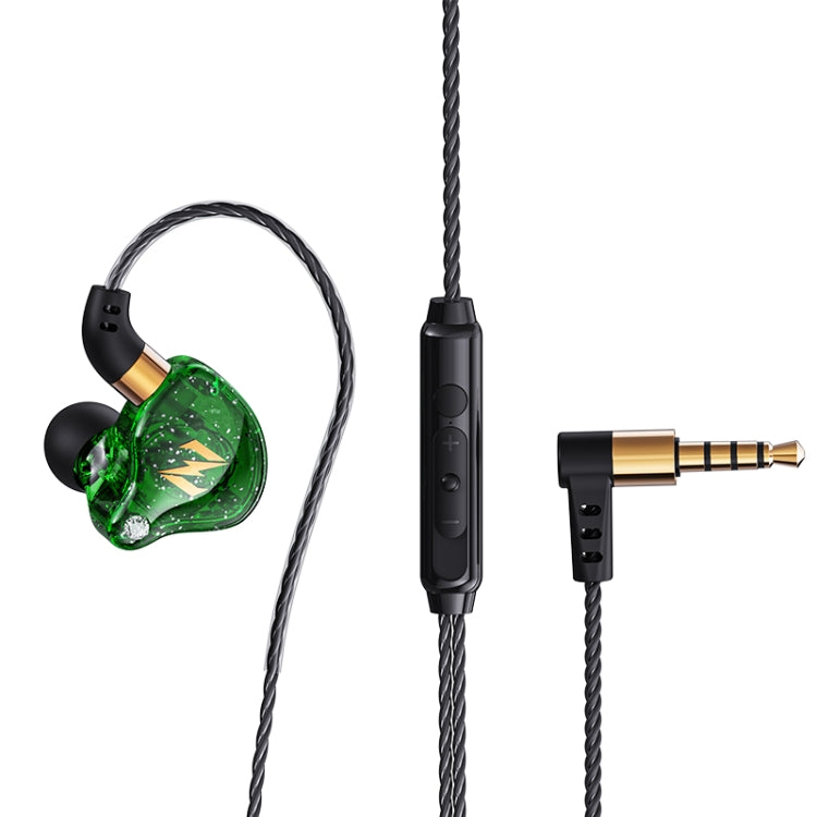 QKZ ZEN In-Ear Subwoofer Kabelgesteuerte Musik Lauf-Sport Kopfhörer mit Mikrofon