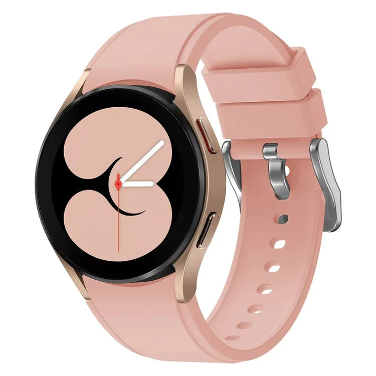 Silikonarmband (mm), passend für Samsung Galaxy Watch 5 (40 mm) und Samsung Galaxy Watch 5 Pro (45 mm).