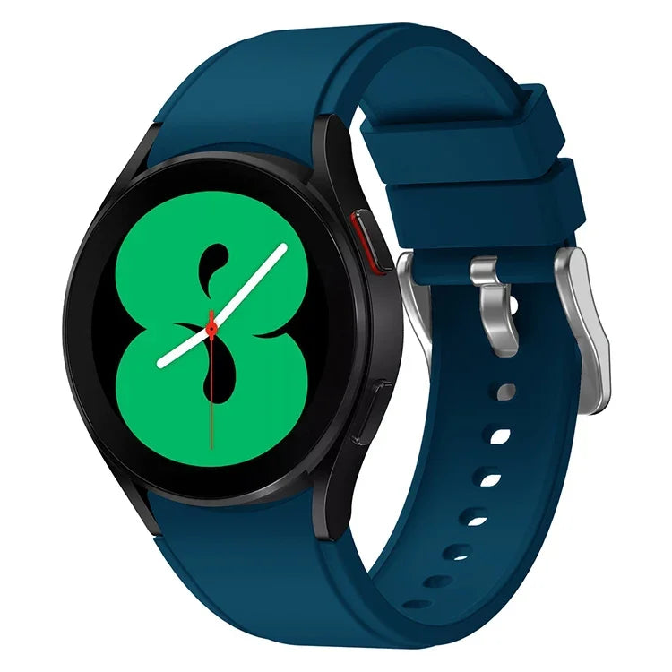 Silikonarmband (mm), passend für Samsung Galaxy Watch 5 (40 mm) und Samsung Galaxy Watch 5 Pro (45 mm).