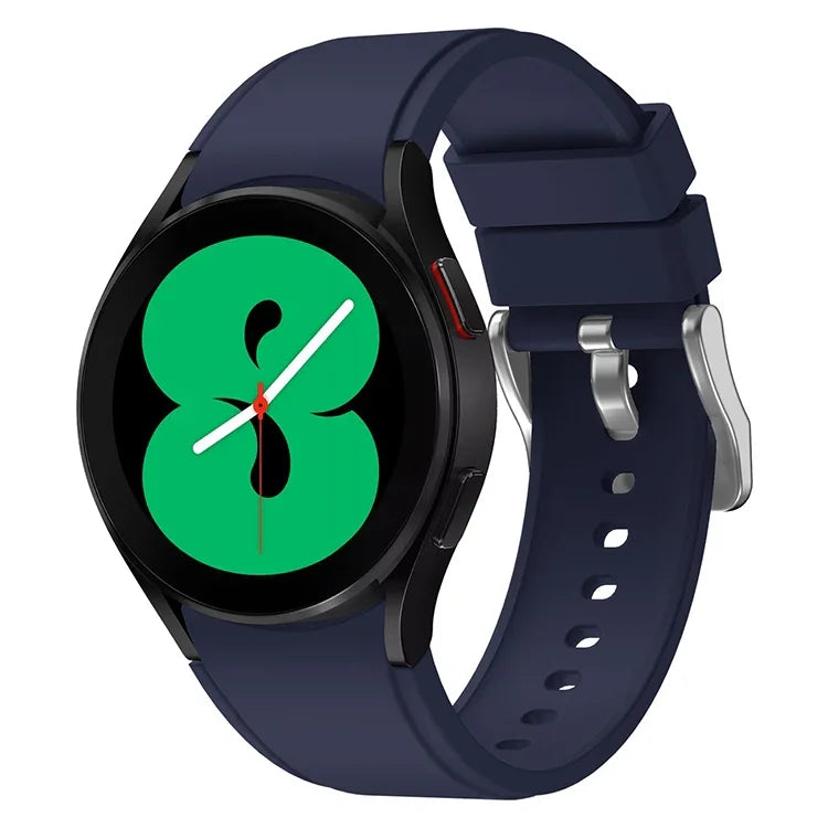 Silikonarmband (mm), passend für Samsung Galaxy Watch 5 (40 mm) und Samsung Galaxy Watch 5 Pro (45 mm).