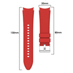 Silikonarmband (mm), passend für Samsung Galaxy Watch 5 (40 mm) und Samsung Galaxy Watch 5 Pro (45 mm).