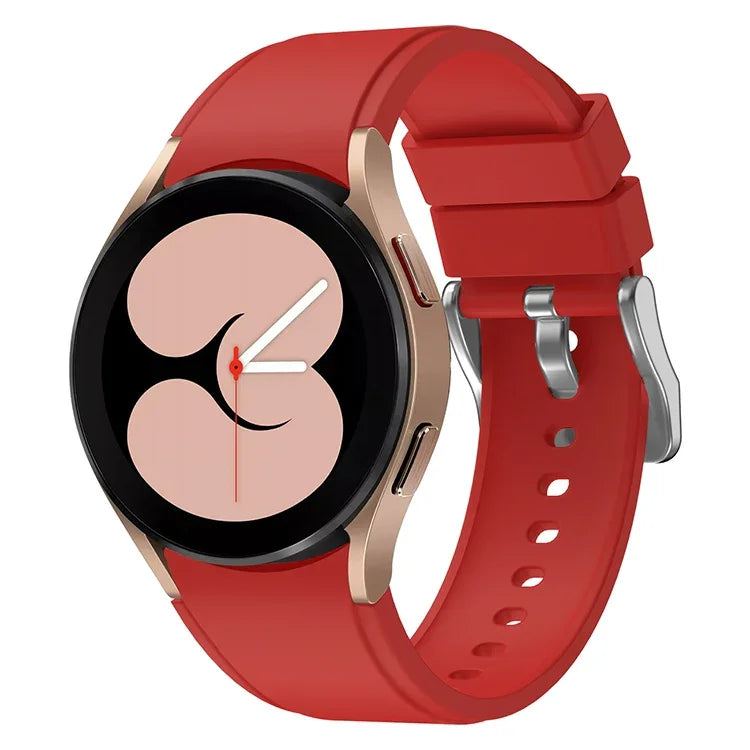 Silikonarmband (mm), passend für Samsung Galaxy Watch 5 (40 mm) und Samsung Galaxy Watch 5 Pro (45 mm).
