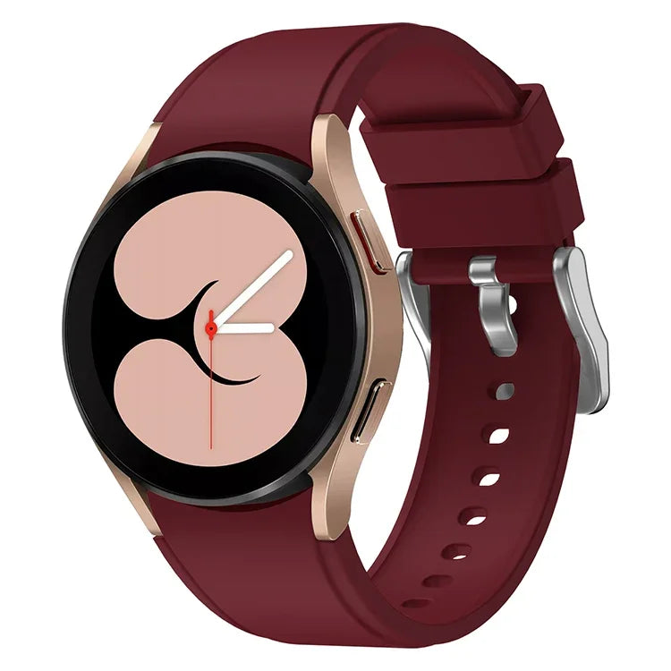 Silikonarmband (mm), passend für Samsung Galaxy Watch 5 (40 mm) und Samsung Galaxy Watch 5 Pro (45 mm).