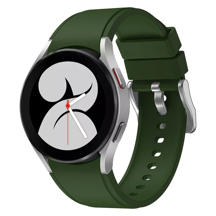 Silikonarmband (mm), passend für Samsung Galaxy Watch 5 (40 mm) und Samsung Galaxy Watch 5 Pro (45 mm).