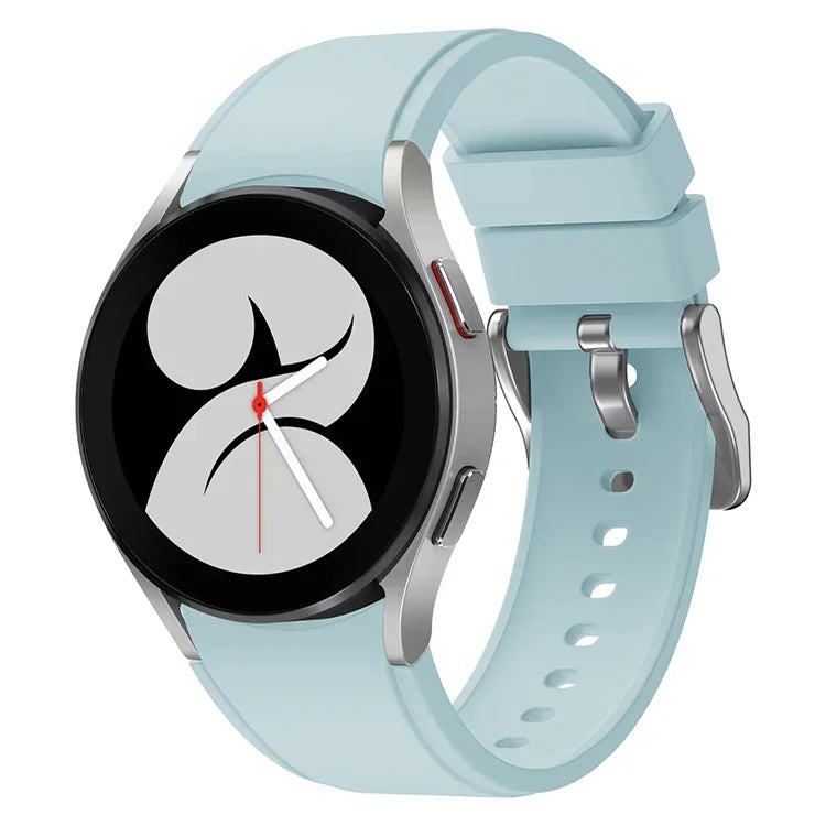 Silikonarmband (mm), passend für Samsung Galaxy Watch 5 (40 mm) und Samsung Galaxy Watch 5 Pro (45 mm).