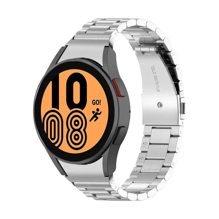 Dreilagiges Edelstahl-Uhrenarmband, für Samsung Galaxy Watch 5 (40 mm) und Samsung Galaxy Watch 5 Pro (45 mm)