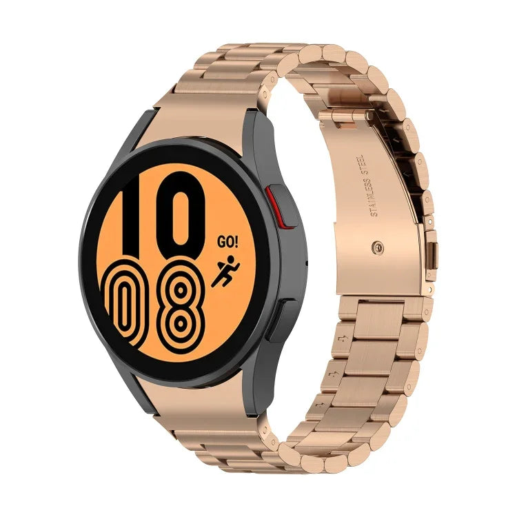 Dreilagiges Edelstahl-Uhrenarmband, für Samsung Galaxy Watch 5 (40 mm) und Samsung Galaxy Watch 5 Pro (45 mm)