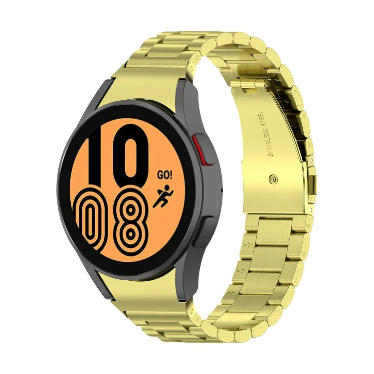 Dreilagiges Edelstahl-Uhrenarmband, für Samsung Galaxy Watch 5 (40 mm) und Samsung Galaxy Watch 5 Pro (45 mm)