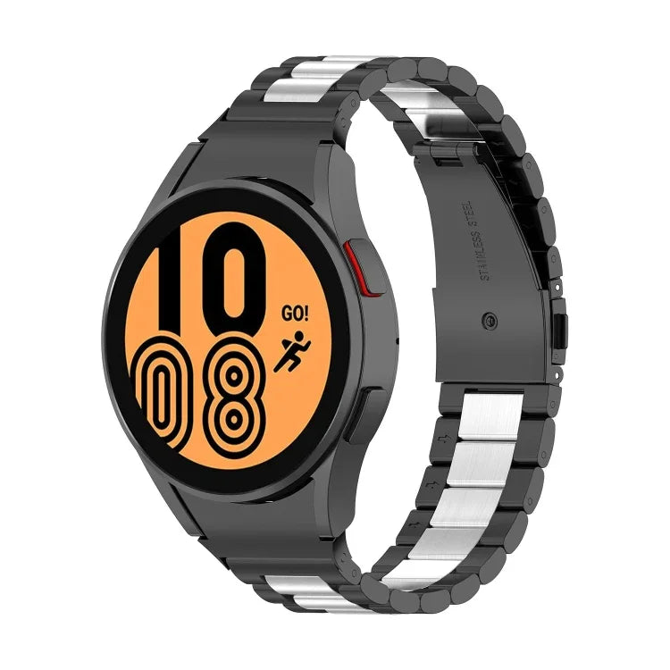 Dreilagiges Edelstahl-Uhrenarmband, für Samsung Galaxy Watch 5 (40 mm) und Samsung Galaxy Watch 5 Pro (45 mm)