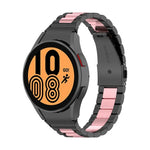 Dreilagiges Edelstahl-Uhrenarmband, für Samsung Galaxy Watch 5 (40 mm) und Samsung Galaxy Watch 5 Pro (45 mm)