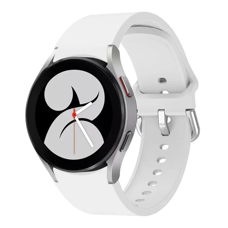 Universelles, farbenfrohes Silikon-Armband mit Dornschließe, passend für Samsung Galaxy Watch 5 (40 mm/44 mm) und 5 Pro (45 mm).