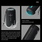 HOPESTAR P39 Wasserdichter Outdoor RGB-Licht Wireless Bluetooth Lautsprecher