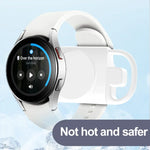 T09-S Tragbares kabelloses Ladegerät mit USB + Typ-C für Samsung Watch-Serie