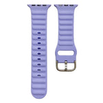 Single Color Silicone Watch Band For Apple Watch Series, 7 45mm / 6&SE&5&4 44mm / 3&2&1 42mm, 7 41mm / 6&SE&5&4 40mm / 3&2&1 38mm