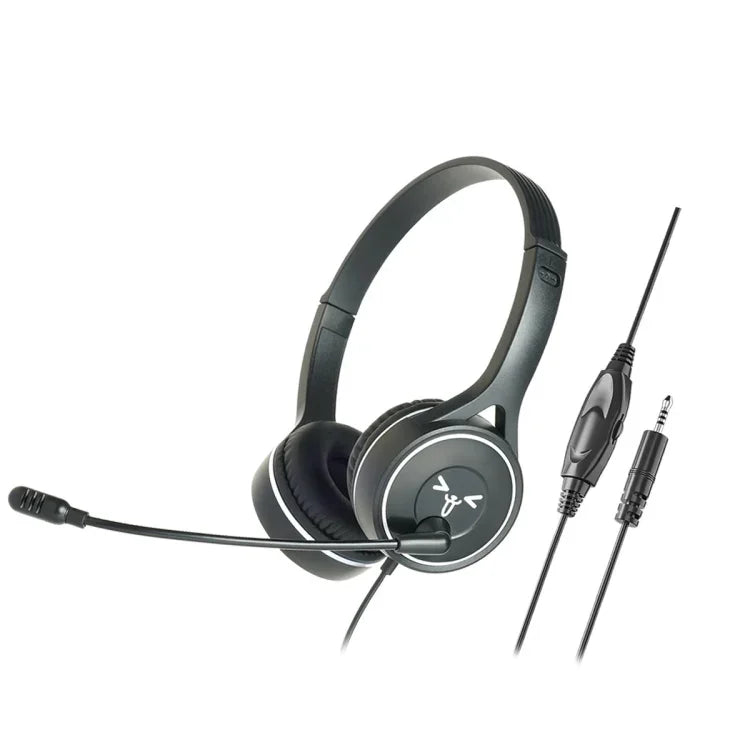 SOYTO SY-G30C Gaming-Headset mit langem Mikrofon, Kabel, Geräuschunterdrückung, ergonomisches Design, 3,5 mm